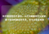 和平精英联动大盘点，从次元破圈到文化赋能，数十联动构建游戏生态，打卡点位全揭秘