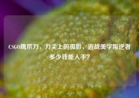 CSGO鹰爪刀，刀尖上的孤影，近战美学叛逆者多少钱能入手？