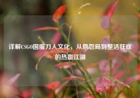 详解CSGO国服刀人文化，从恩怨局到整活狂欢的热血江湖