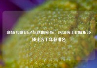赛场专属印记与热血密码，CSGO选手ID解析及顶尖选手年薪排名