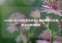 CSGO在5E平台点启动没反应？原因解析与实用解决方案请查收