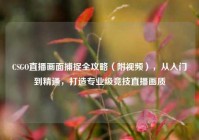 CSGO直播画面捕捉全攻略（附视频），从入门到精通，打造专业级竞技直播画质