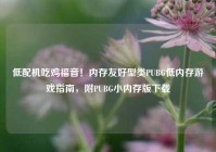低配机吃鸡福音！内存友好型类PUBG低内存游戏指南，附PUBG小内存版下载