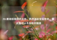 PEL赛场惊现颜色反转，熟悉迷彩变反差色，观众直呼认不出和平精英