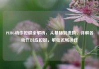 PUBG动作按键全解析，从基础到进阶，详解各动作对应按键，解锁流畅操作