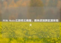 PUBG Mobile云游戏云南服，雨林战场飘起滇味烟火