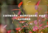 王者荣耀浣熊君，解说界欢乐制造机，把峡谷玩成喜剧现场