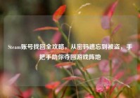 Steam账号找回全攻略，从密码遗忘到被盗，手把手助你夺回游戏阵地