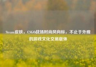 Steam皮肤，CSGO战场时尚风向标，不止于外观的游戏文化交易载体