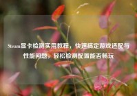 Steam显卡检测实用教程，快速搞定游戏适配与性能问题，轻松检测配置能否畅玩