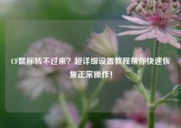 CF鼠标转不过来？超详细设置教程帮你快速恢复正常操作！