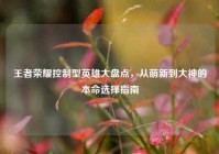 王者荣耀控制型英雄大盘点，从萌新到大神的本命选择指南