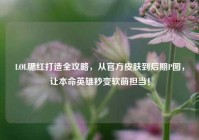 LOL腮红打造全攻略，从官方皮肤到后期P图，让本命英雄秒变软萌担当！