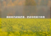厨房利刃战场逆袭，逆战中的菜刀传奇