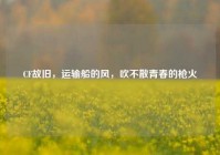CF故旧，运输船的风，吹不散青春的枪火
