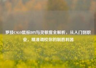 罗技CSGO鼠标DPI与灵敏度全解析，从入门到职业，精准调校你的制胜利器