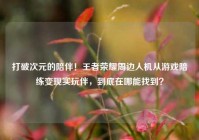 打破次元的陪伴！王者荣耀周边人机从游戏陪练变现实玩伴，到底在哪能找到？