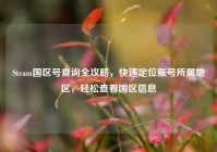 Steam国区号查询全攻略，快速定位账号所属地区，轻松查看国区信息