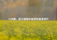 CF诗雅，枪火硝烟中绽放的温柔锋芒
