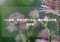 CSGO森爹，精准冷静代名词，硬核枪法点燃赛场激情