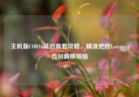 主机版COD16延迟查看攻略，精准把控Latency，告别瞬移烦恼