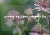 雪野狂飙！和平精英冬日战场硬核载具指南