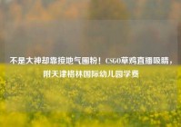 不是大神却靠接地气圈粉！CSGO草鸡直播吸睛，附天津格林国际幼儿园学费
