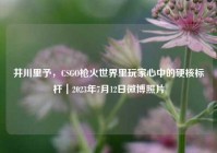 井川里予，CSGO枪火世界里玩家心中的硬核标杆｜2023年7月12日微博照片