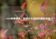 CSGO物理硬核，悄悄左右战局的隐形规则