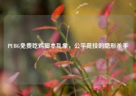 PUBG免费吃鸡脚本乱象，公平竞技的隐形杀手