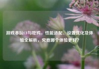 游戏本玩CF与吃鸡，性能适配、设置优化及体验全解析，究竟哪个体验更好？
