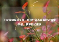 王者荣耀挨骂头像，用摆烂姿态消解峡谷情绪风暴，教你轻松更换