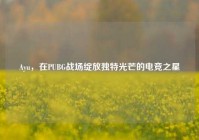 Ayu，在PUBG战场绽放独特光芒的电竞之星