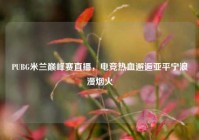PUBG米兰巅峰赛直播，电竞热血邂逅亚平宁浪漫烟火