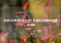 逆战32位系统内存不足？实用优化指南助你重返战场