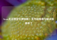 Steam无法绑定令牌别慌！全方位排查与解决指南来了