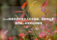 Steam暗黑类游戏新手入坑全指南，选游畅玩实用攻略+暗黑好玩吗解惑