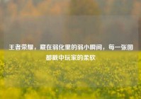 王者荣耀，藏在弱化里的弱小瞬间，每一张图都戳中玩家的柔软