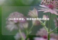 CSGO系统准星，精准制胜的核心武器