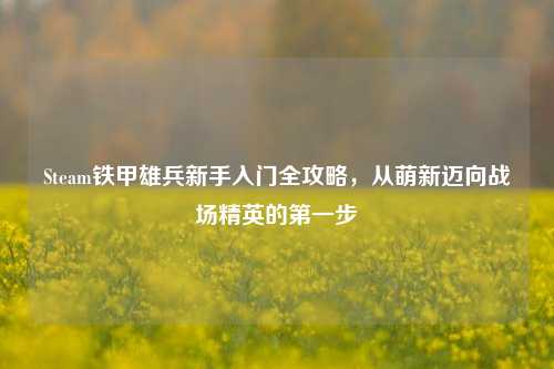 Steam铁甲雄兵新手入门全攻略，从萌新迈向战场精英的第一步