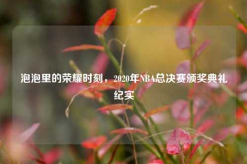 泡泡里的荣耀时刻，2020年NBA总决赛颁奖典礼纪实
