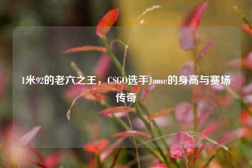 1米92的老六之王，CSGO选手Jame的身高与赛场传奇