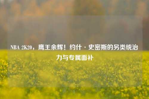 NBA 2K20，鹰王余辉！约什·史密斯的另类统治力与专属面补