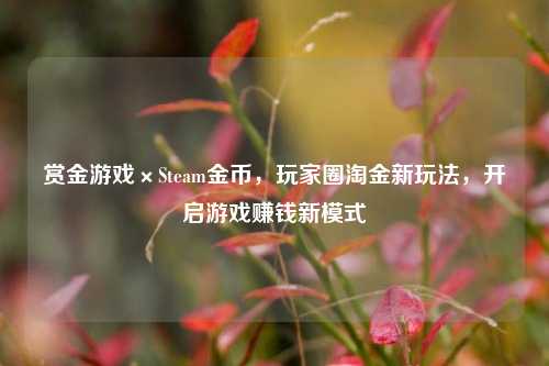赏金游戏×Steam金币,玩家圈淘金新玩法,开启游戏赚钱新模式