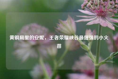 黄铜局里的安妮，王者荣耀峡谷最倔强的小火苗