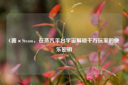 C菌×Steam，在蒸汽平台宇宙解锁千万玩家的快乐密钥