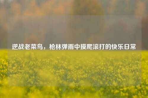 逆战老菜鸟,枪林弹雨中摸爬滚打的快乐日常