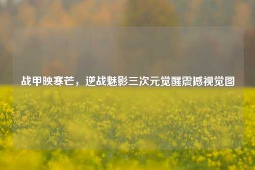 战甲映寒芒,逆战魅影三次元觉醒震撼视觉图