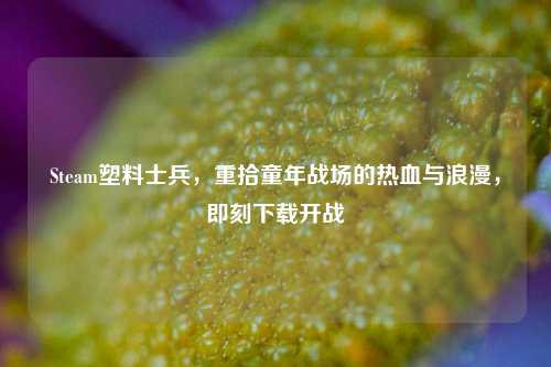 Steam塑料士兵，重拾童年战场的热血与浪漫，即刻下载开战