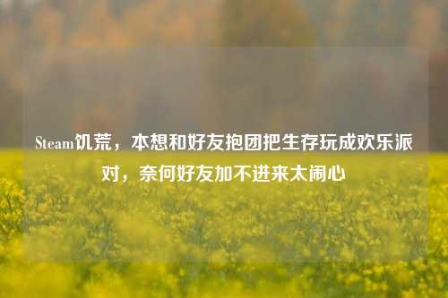 Steam饥荒,本想和好友抱团把生存玩成欢乐派对,奈何好友加不进来太闹心